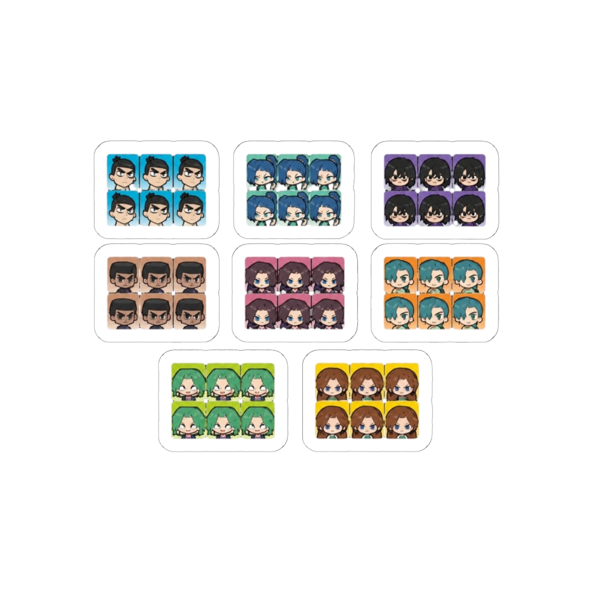 Scissor Seven Island Residence Series Identification Photo Sticker - alternate angle 1, merchandise